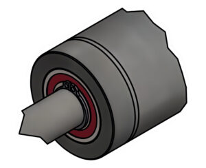 Type 20 - Shaft Machined For Bearings And Shaft Recessed For Circlip Retention